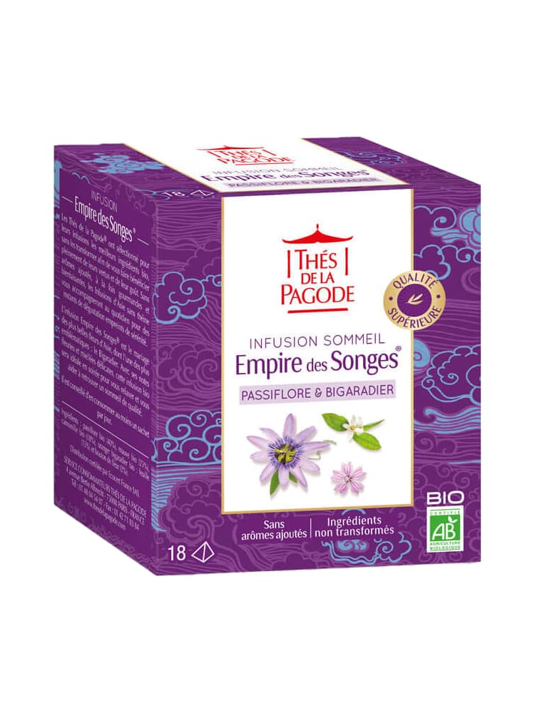 Thés de la Pagode Infusion Empire Des Songes Bio 18 Infusettes