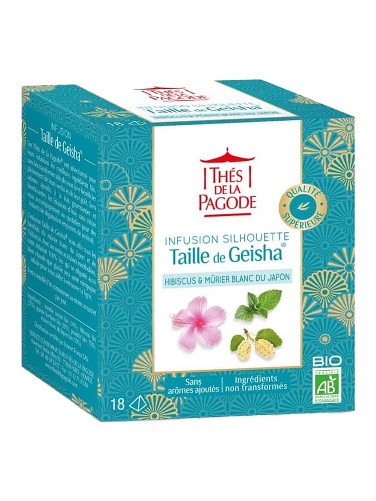 Thés de la Pagode Infusion Taille de Geisha Bio 18 Infusettes