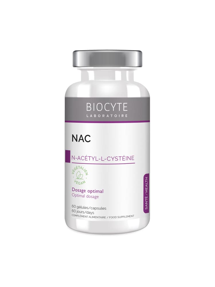 Biocyte NAC N-Acétyl-LCystéine Dosage Optimal 60 Gélules
