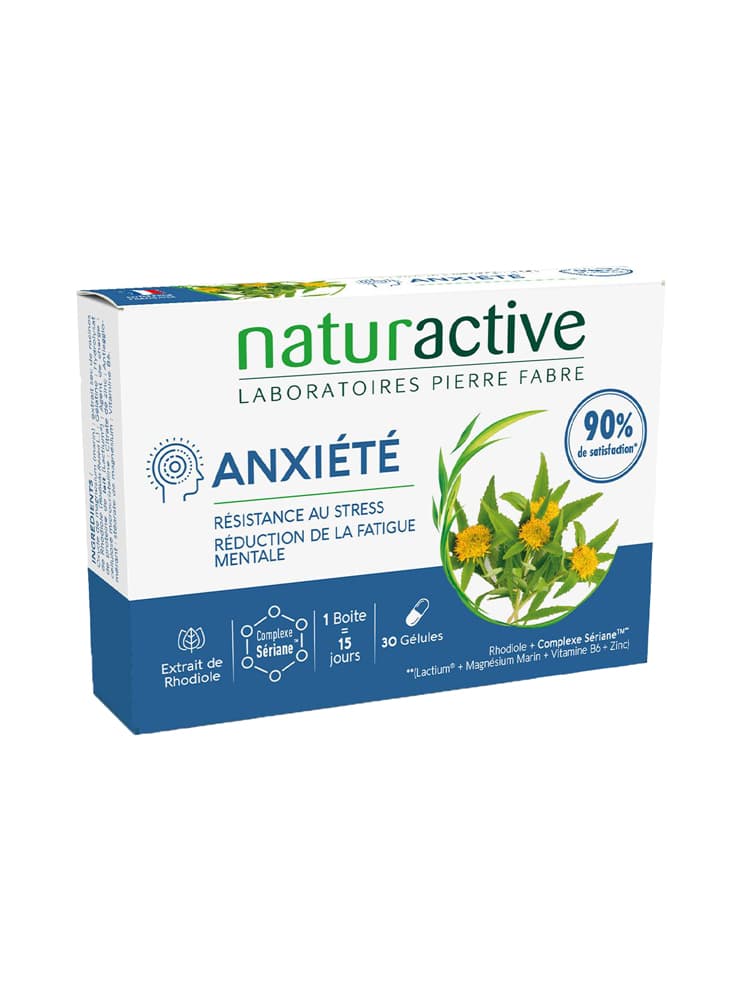 Naturactive Anxiété - Rhodiole + Complexe Sériane™ - 30 Gélules